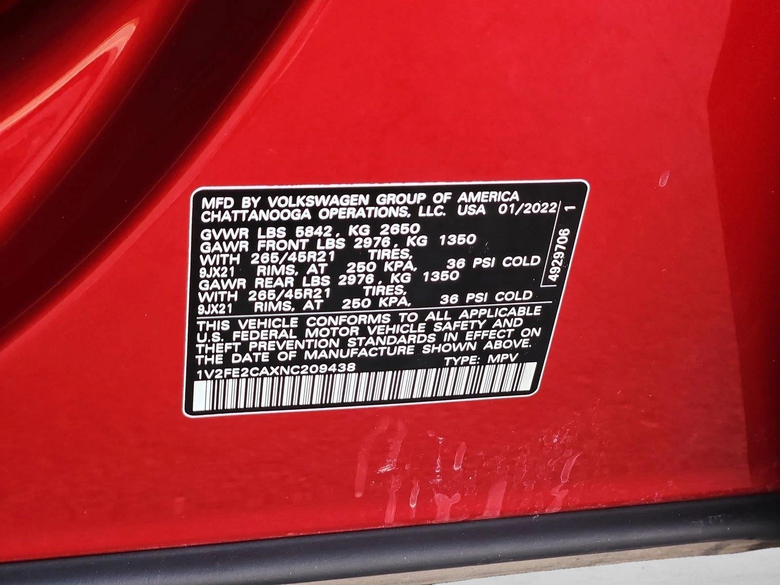 2022 Volkswagen Atlas Cross Sport 3.6L V6 SEL Premium R-Line