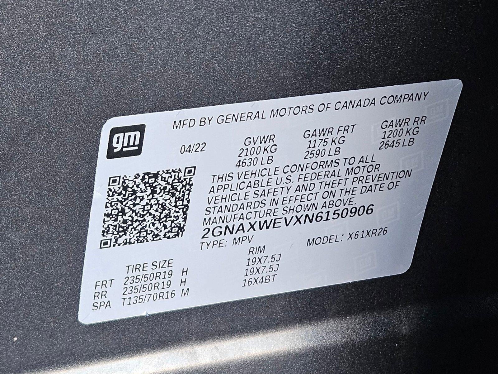 2022 Chevrolet Equinox RS