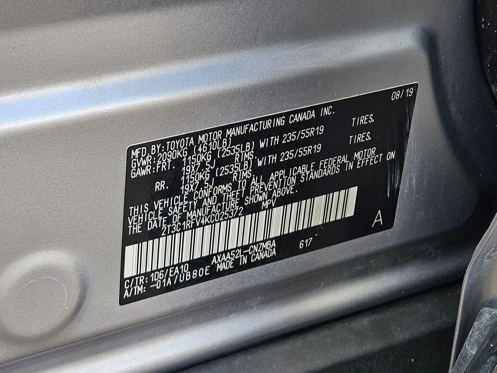 2019 Toyota RAV4 XLE Premium