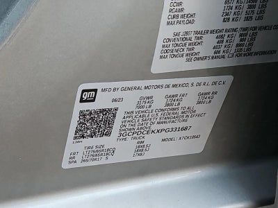 2023 Chevrolet Silverado 1500 Custom Trail Boss
