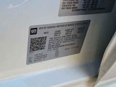 2023 GMC Sierra 1500 AT4