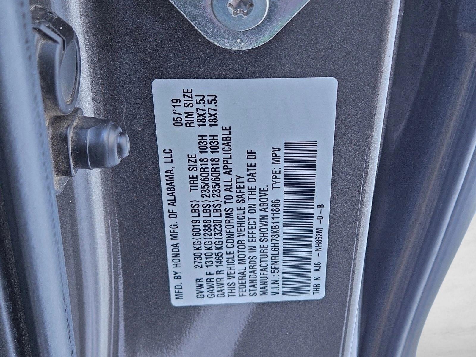 2019 Honda Odyssey EX-L