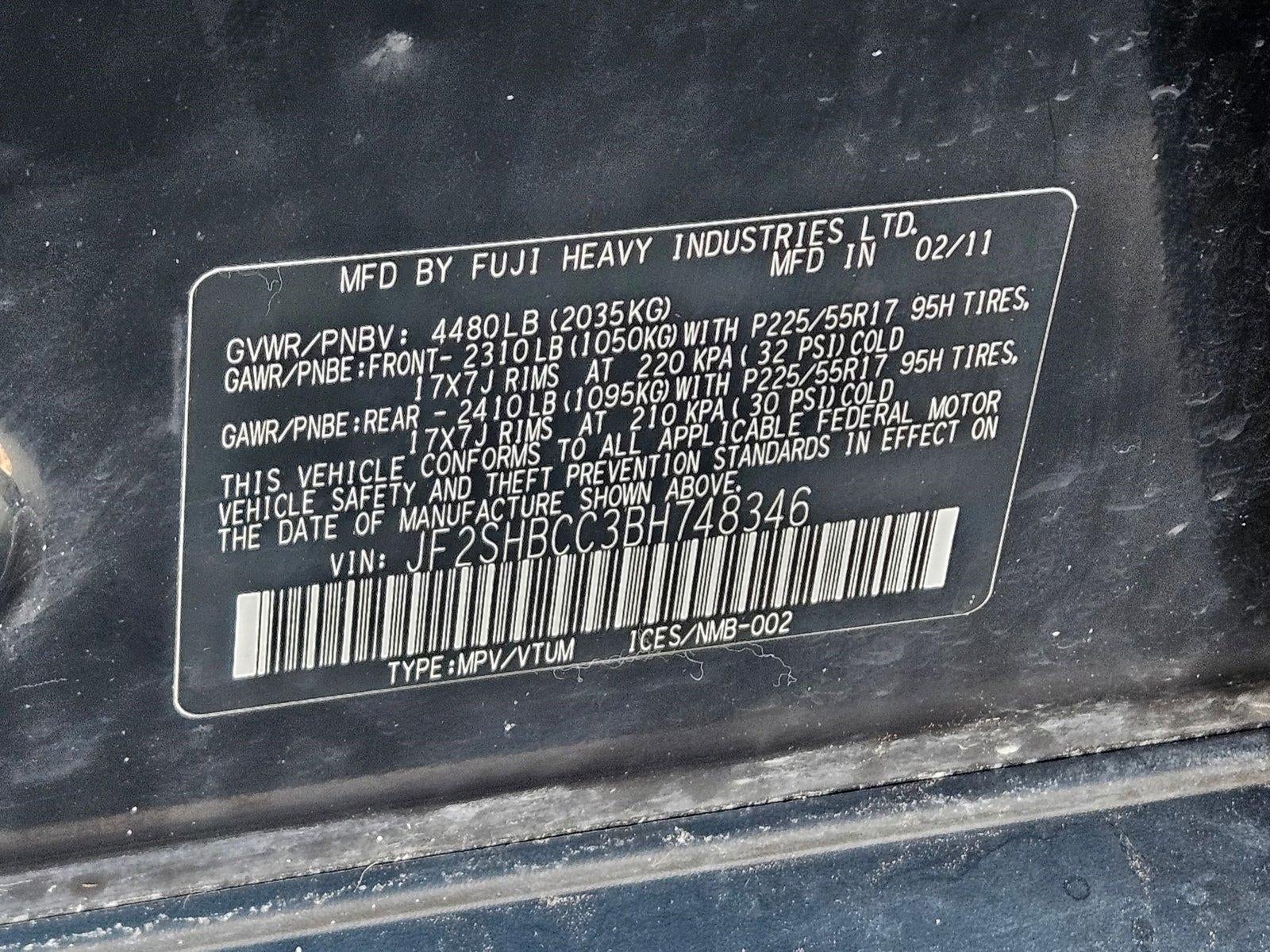 2011 Subaru Forester 2.5X Premium