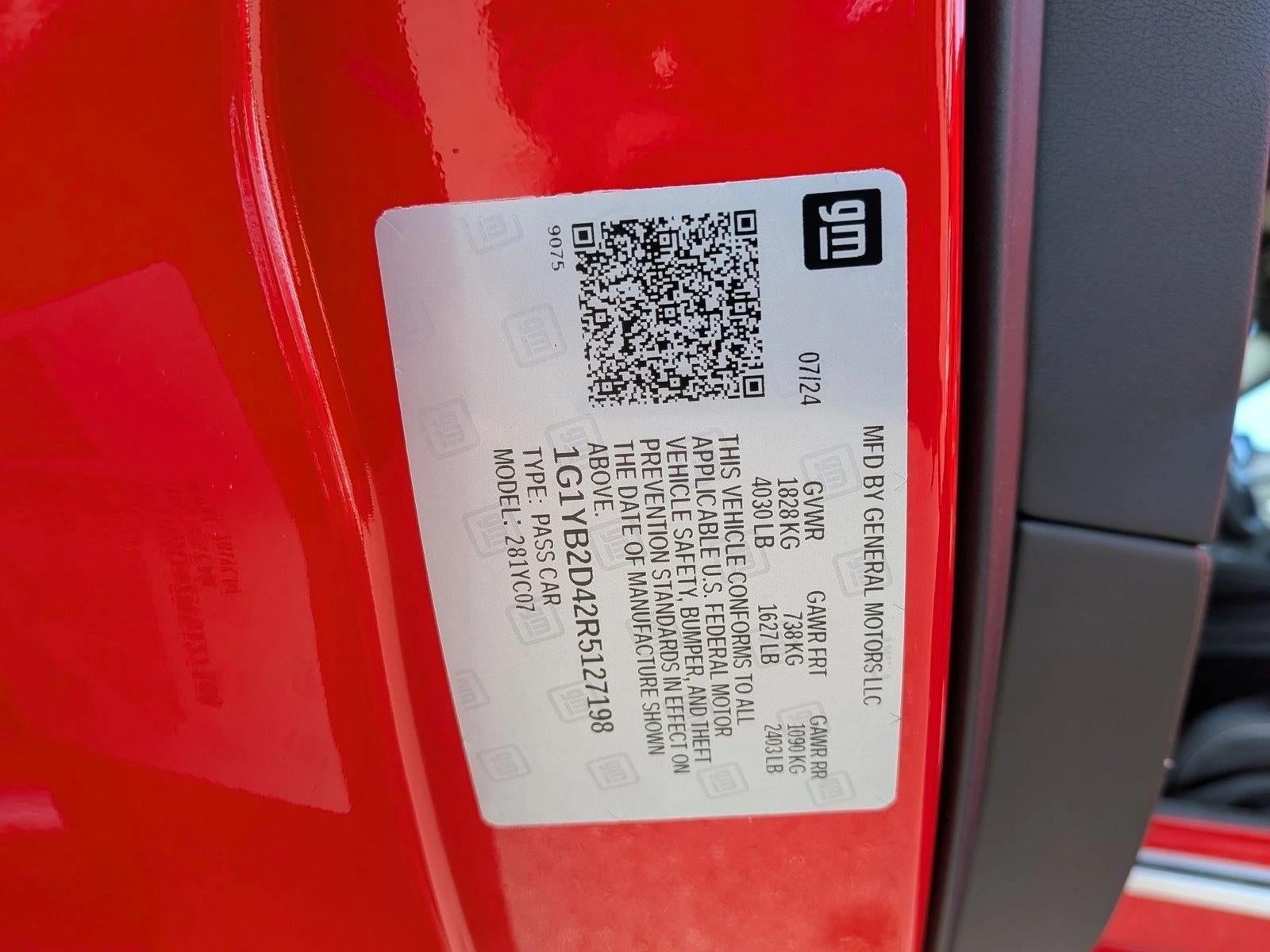 2024 Chevrolet Corvette Stingray 2LT