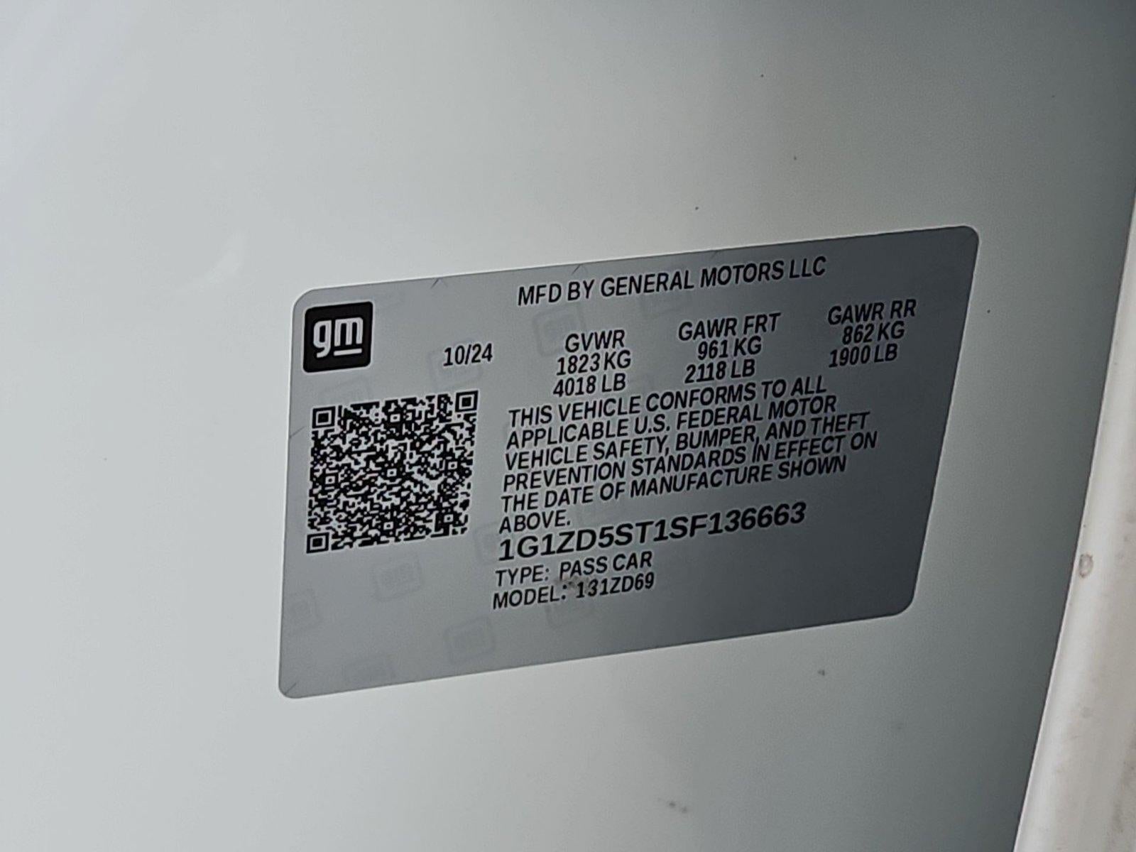 2025 Chevrolet Malibu 1LT