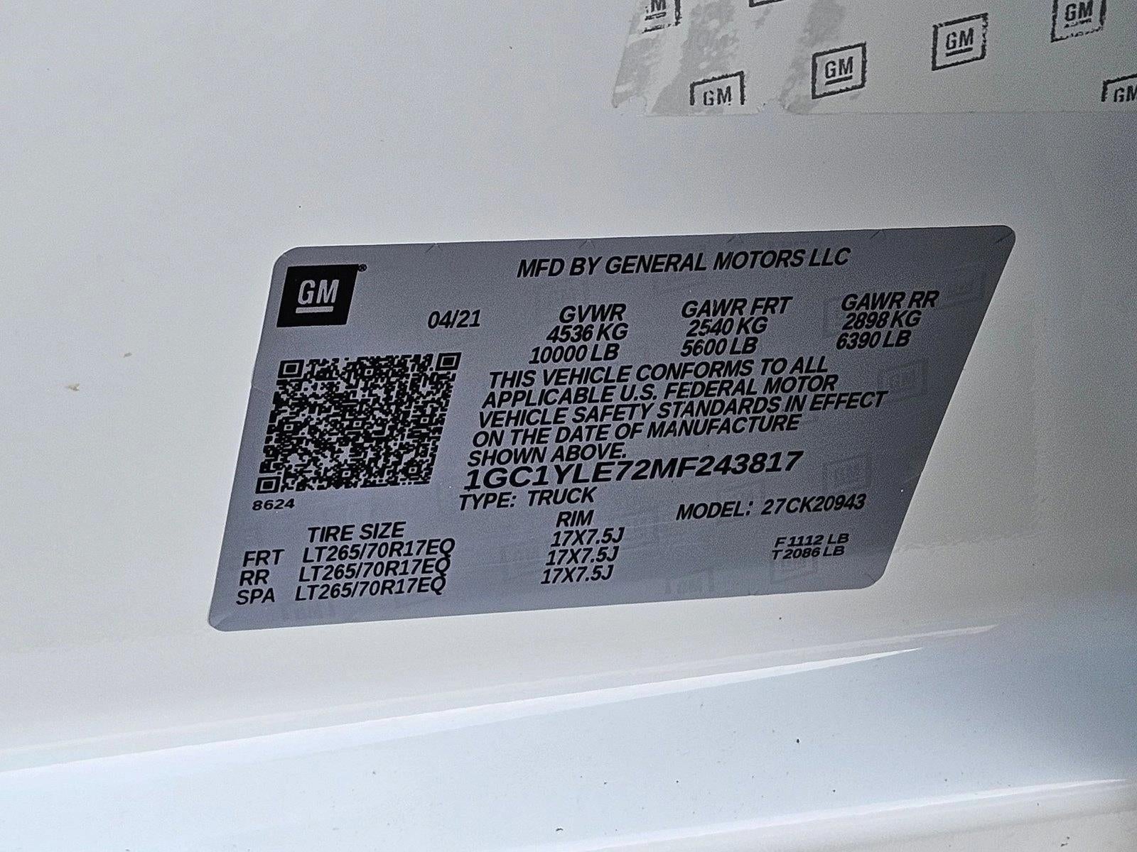 2021 Chevrolet Silverado 2500 HD WT