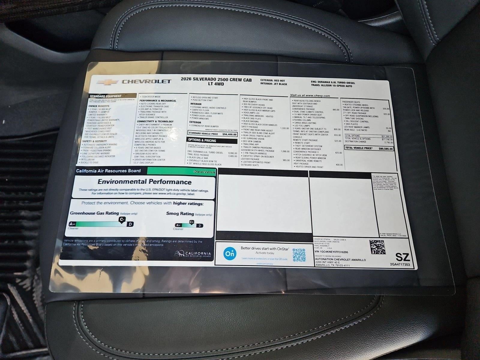 2026 Chevrolet Silverado 2500 HD LT