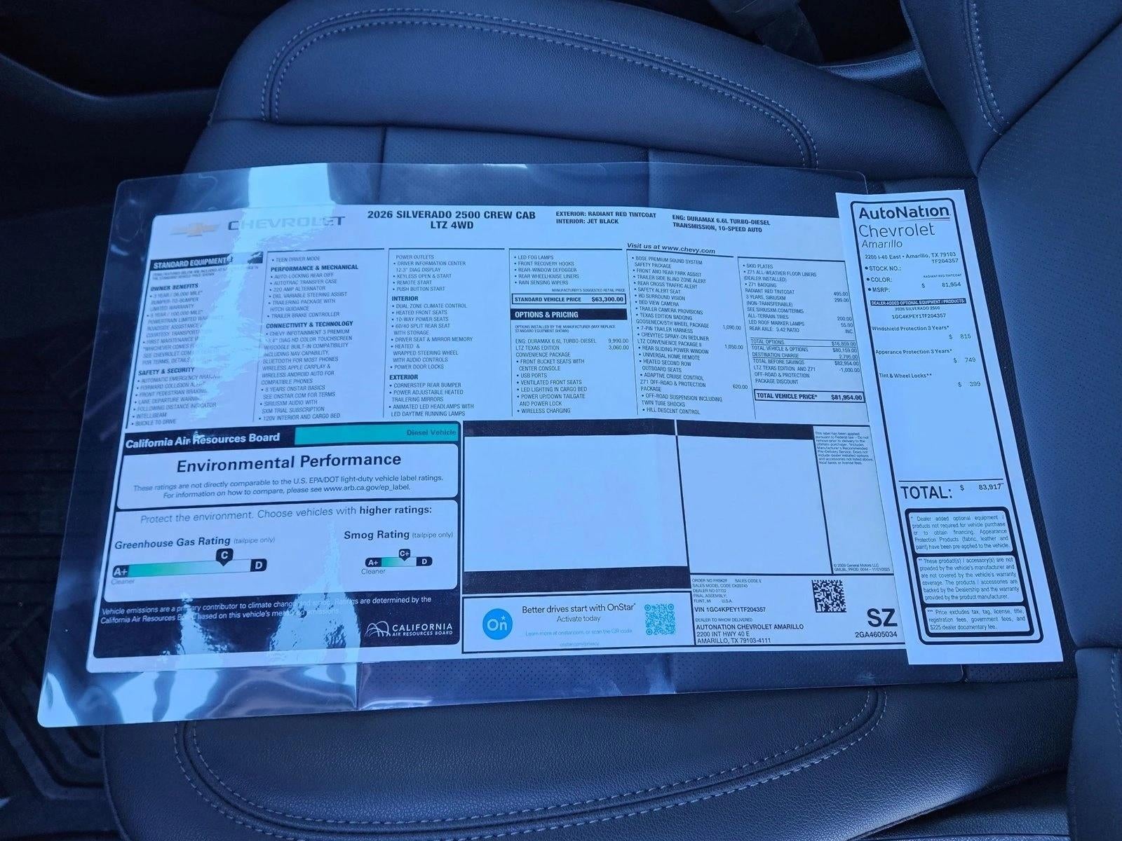 2026 Chevrolet Silverado 2500 HD LTZ