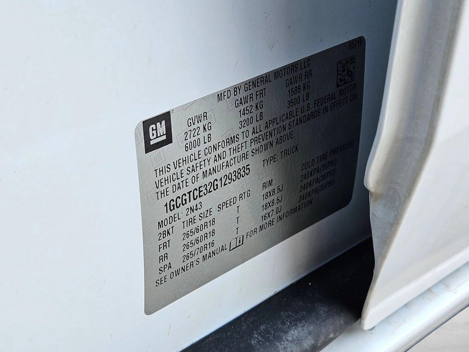 2016 Chevrolet Colorado 4WD LT