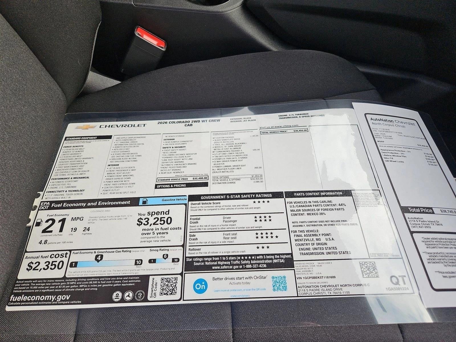 2026 Chevrolet Colorado WT