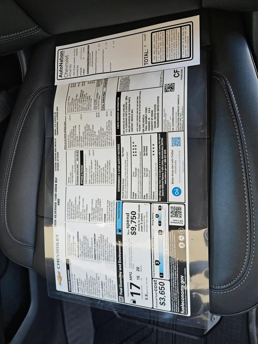 2026 Chevrolet Silverado 1500 RST