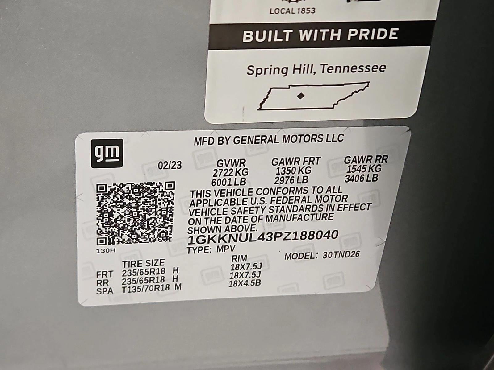 2023 GMC Acadia SLT