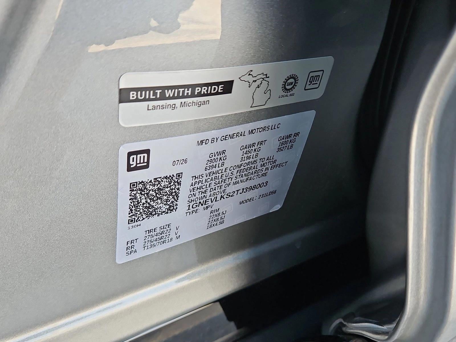 2026 Chevrolet Traverse RS