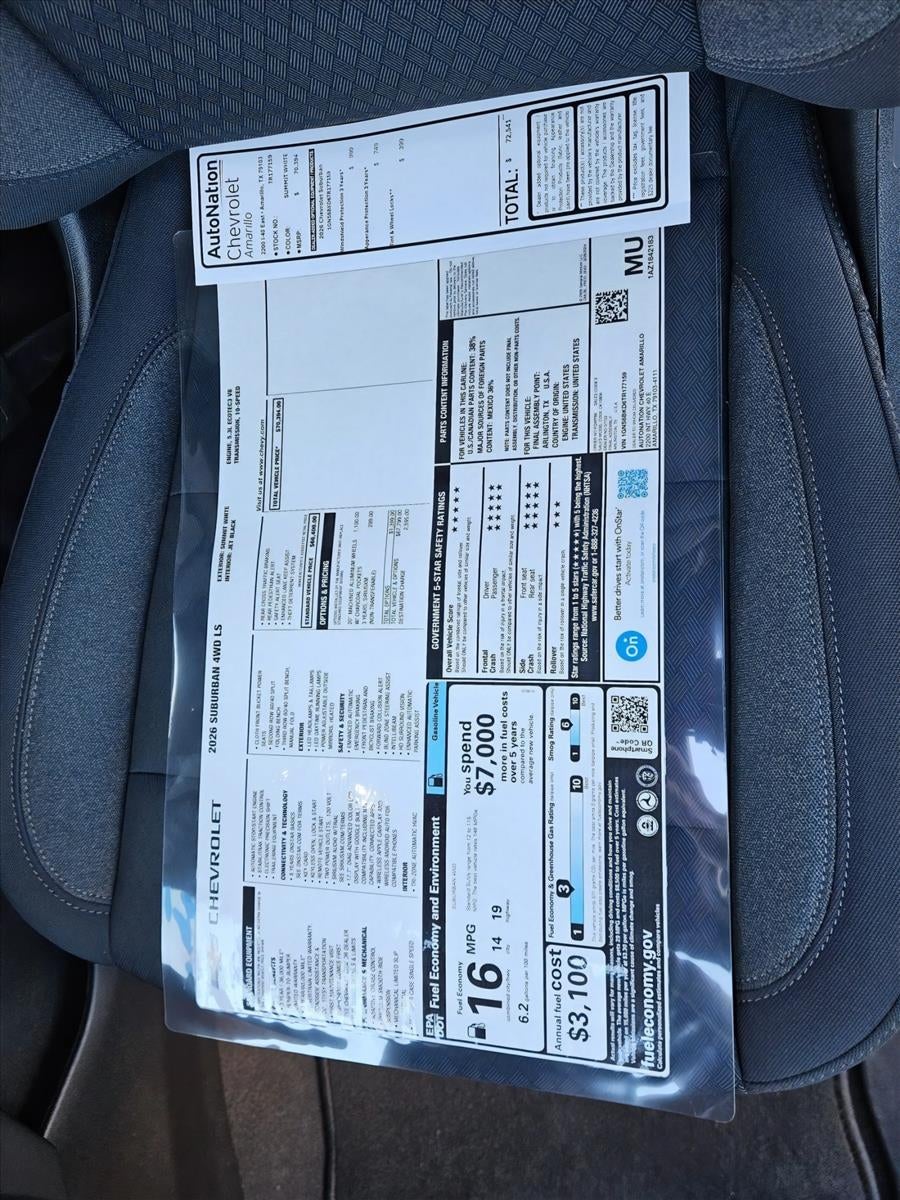 2026 Chevrolet Suburban LS