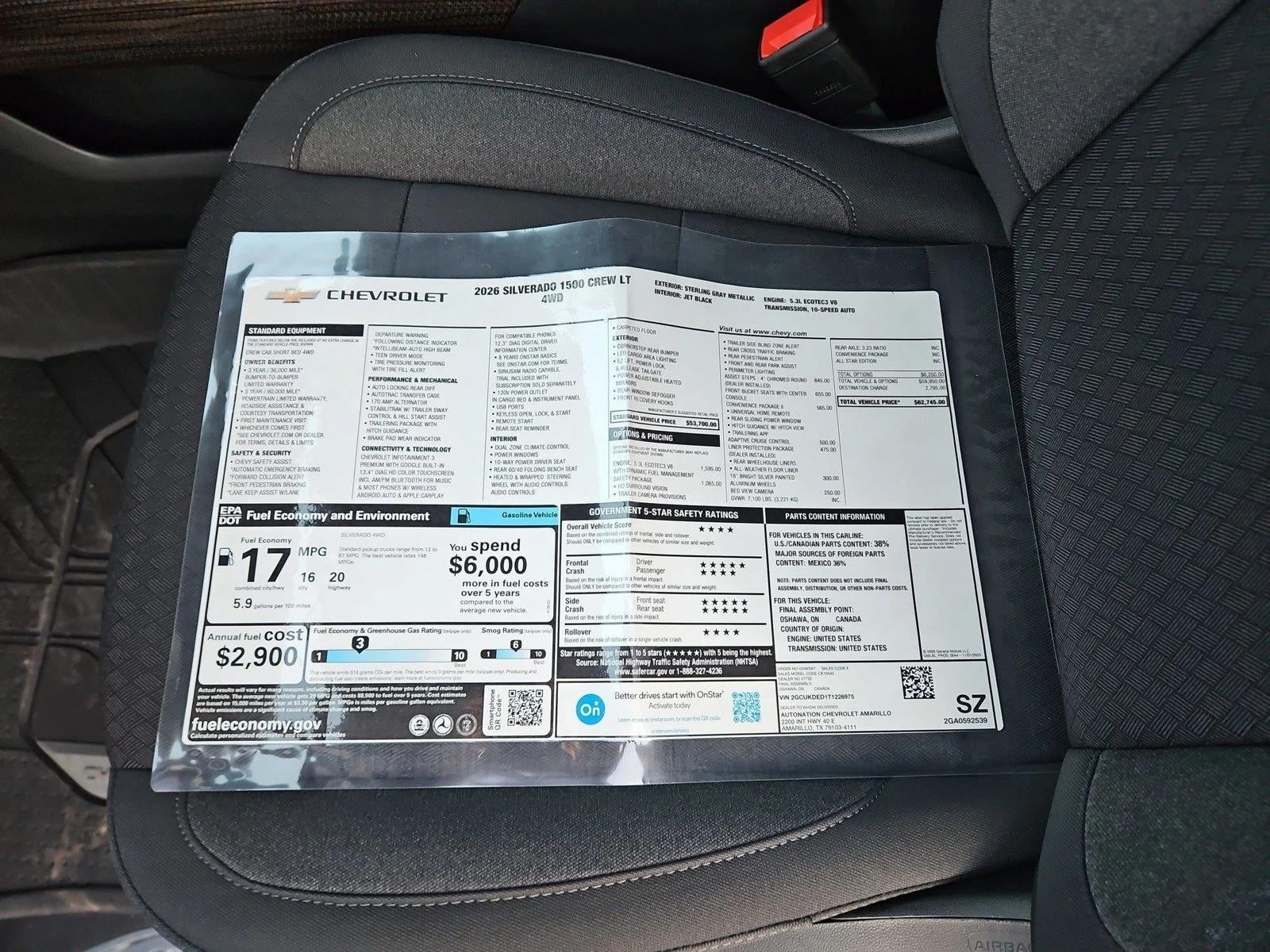 2026 Chevrolet Silverado 1500 LT