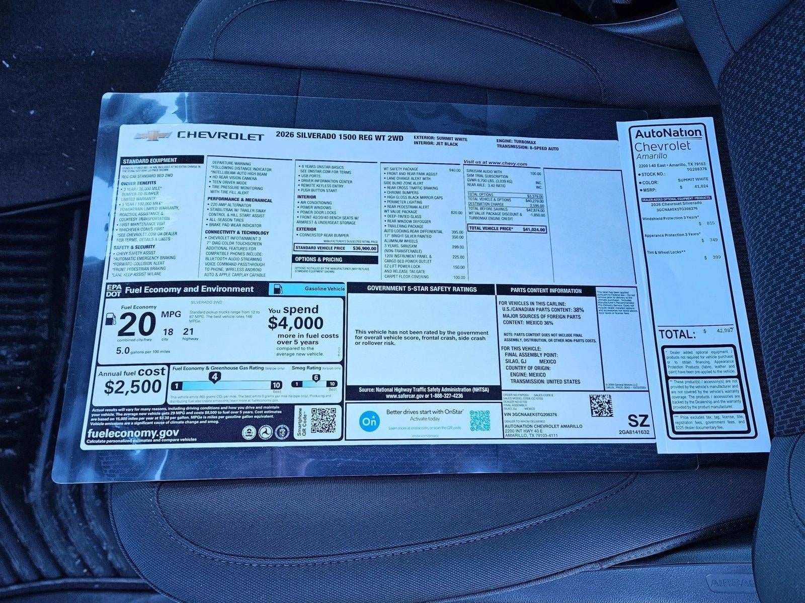 2026 Chevrolet Silverado 1500 WT