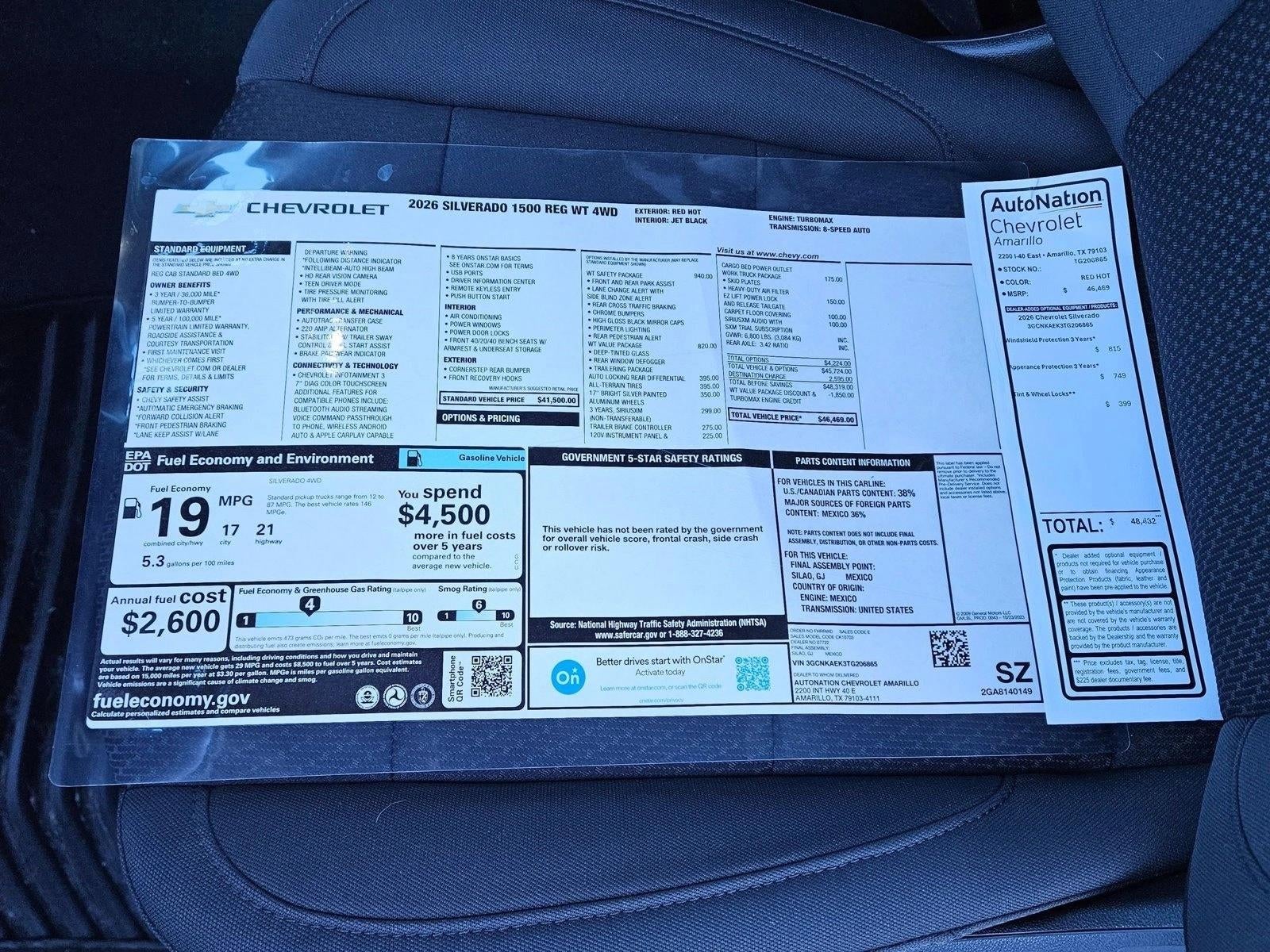 2026 Chevrolet Silverado 1500 WT