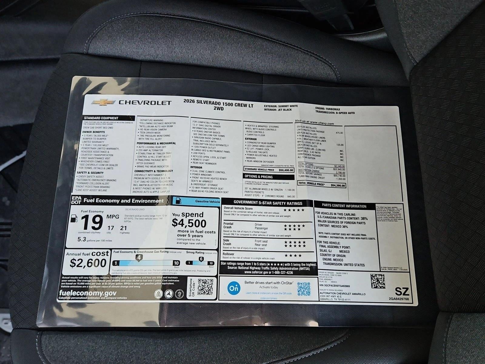 2026 Chevrolet Silverado 1500 LT