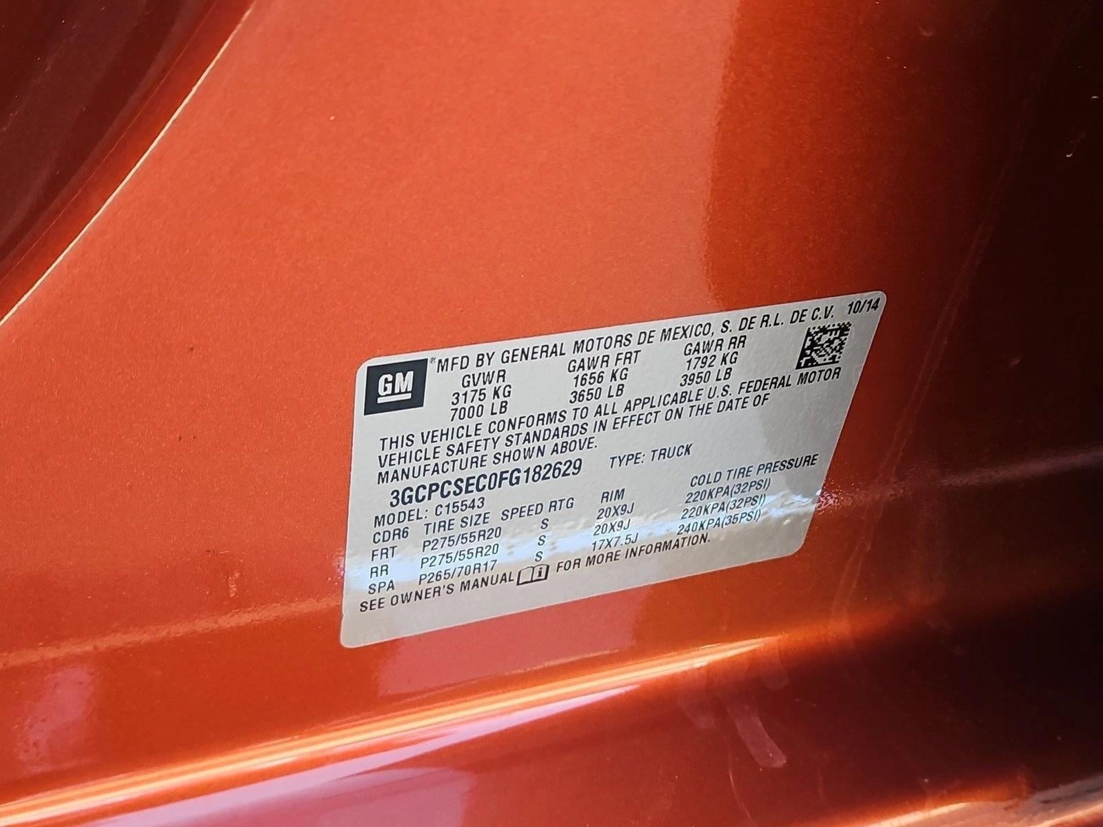 2015 Chevrolet Silverado 1500 LTZ