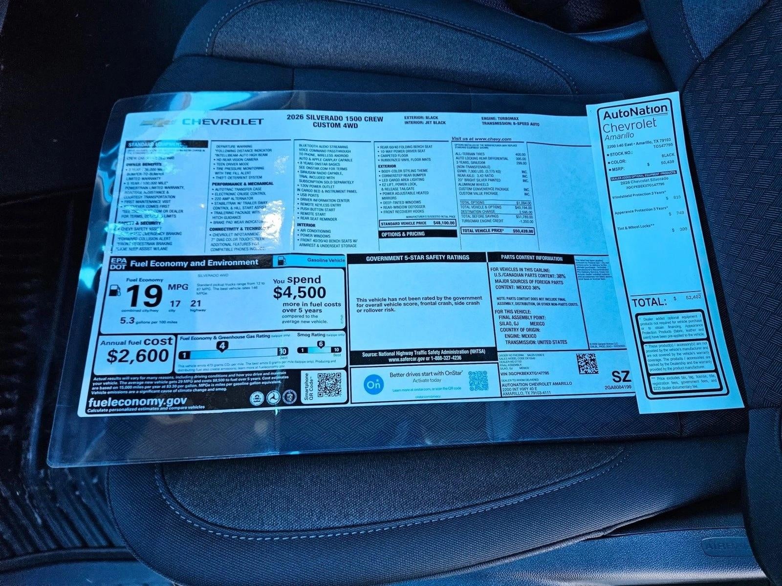 2026 Chevrolet Silverado 1500 Custom