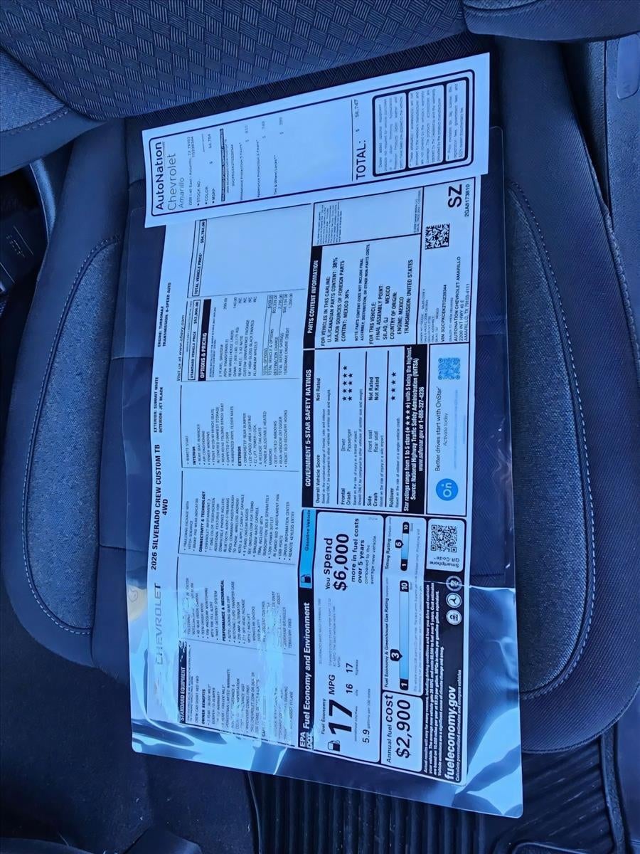 2026 Chevrolet Silverado 1500 Custom Trail Boss