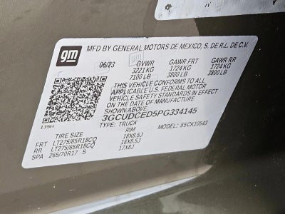 2023 Chevrolet Silverado 1500 Custom Trail Boss