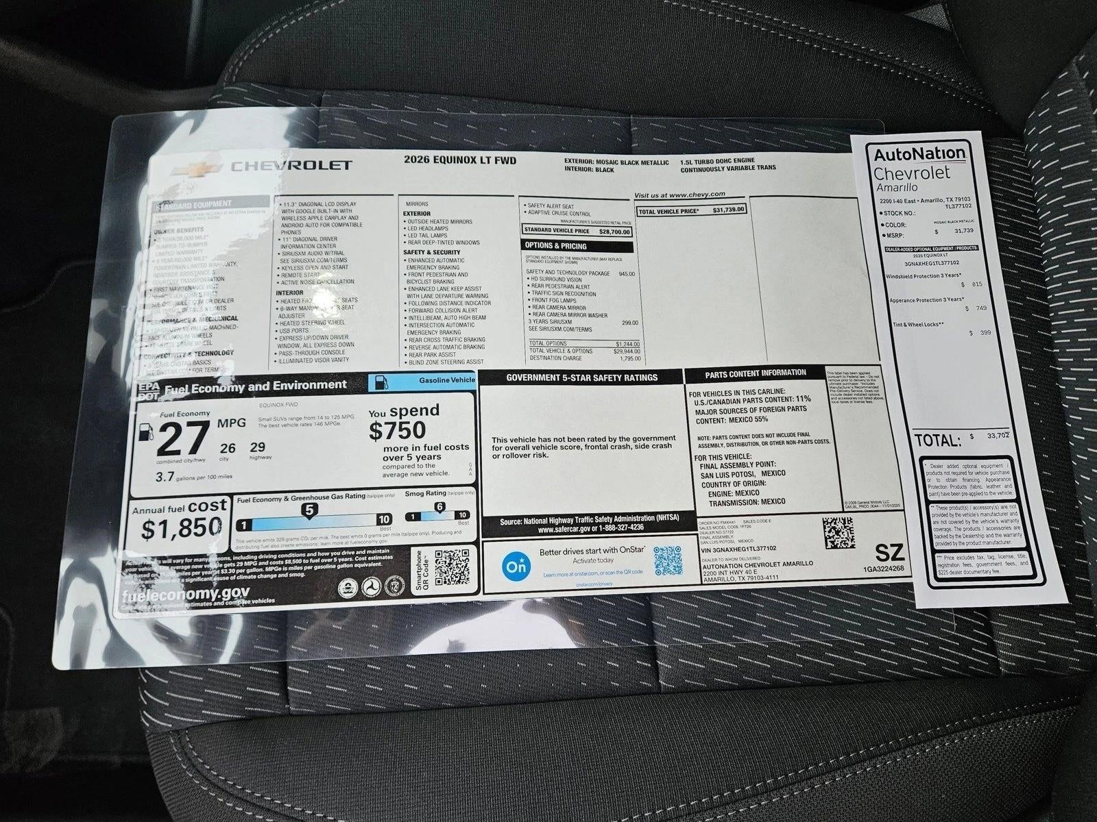 2026 Chevrolet Equinox LT