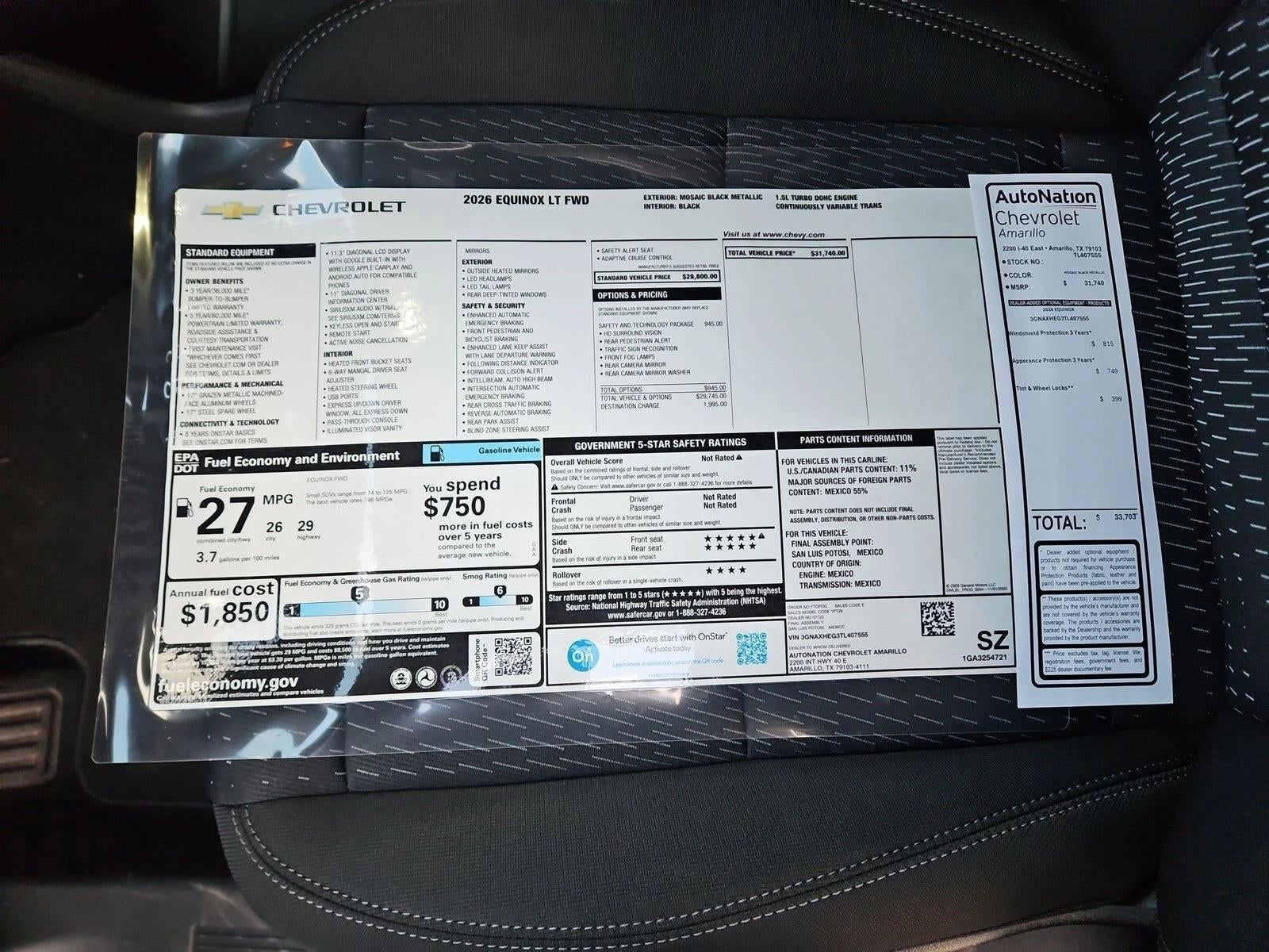 2026 Chevrolet Equinox LT