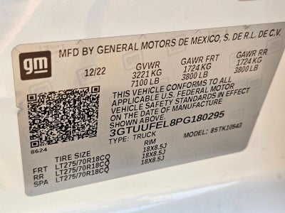 2023 GMC Sierra 1500 AT4X