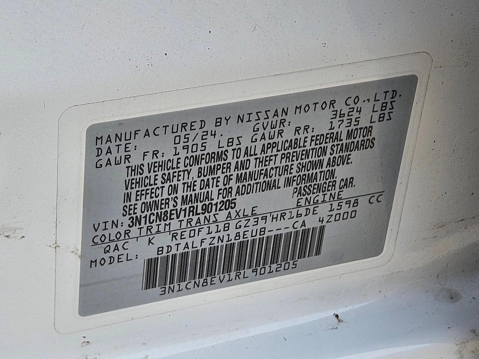 2024 Nissan Versa SV