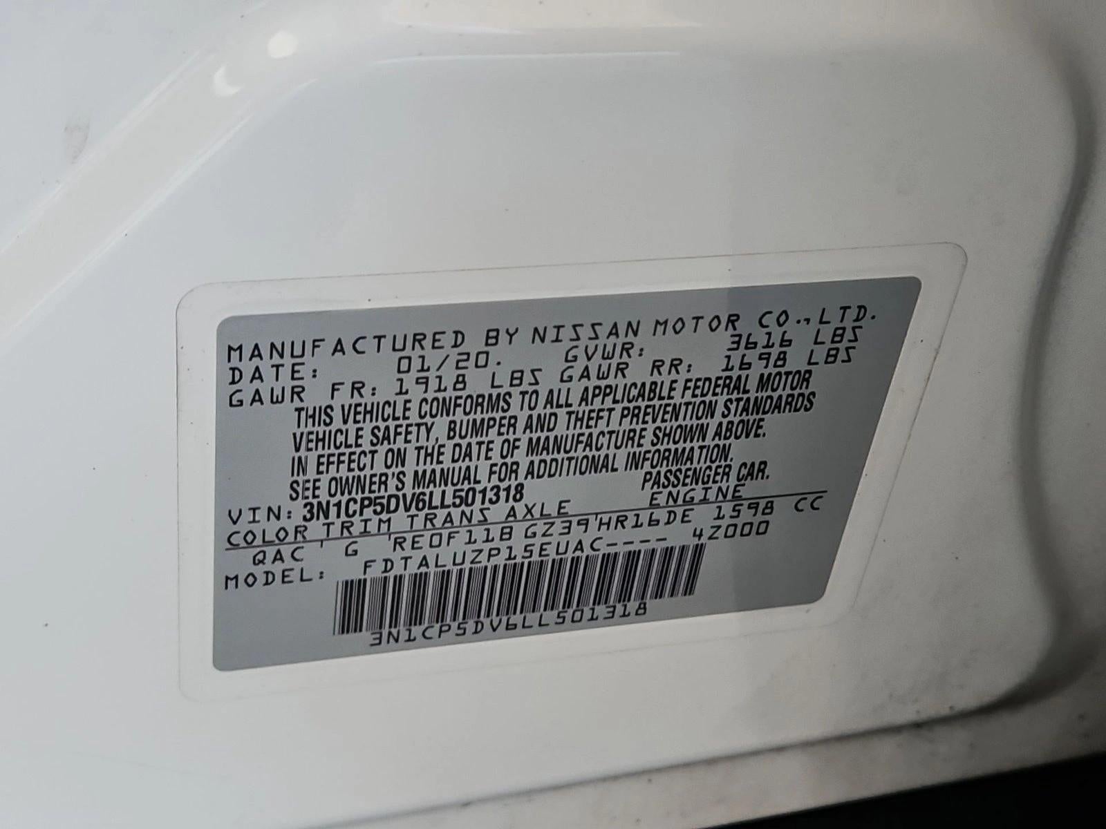 2020 Nissan Kicks SR