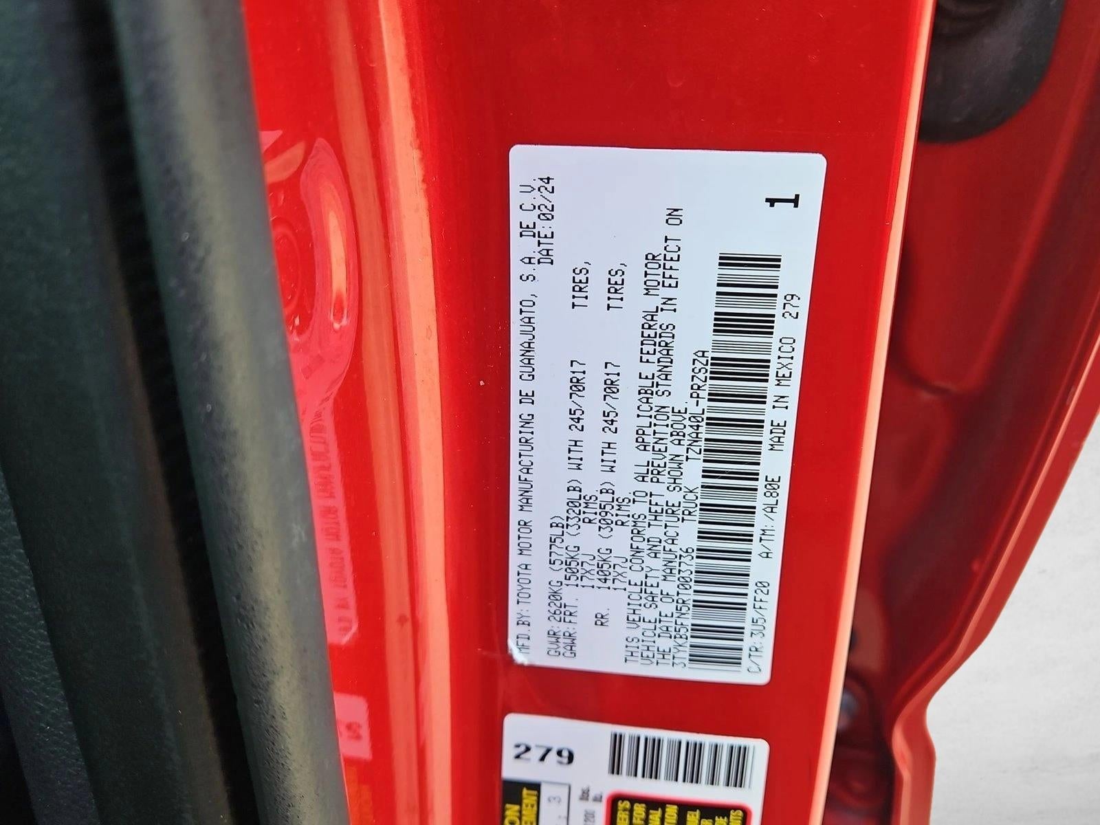 2024 Toyota Tacoma 2WD SR5