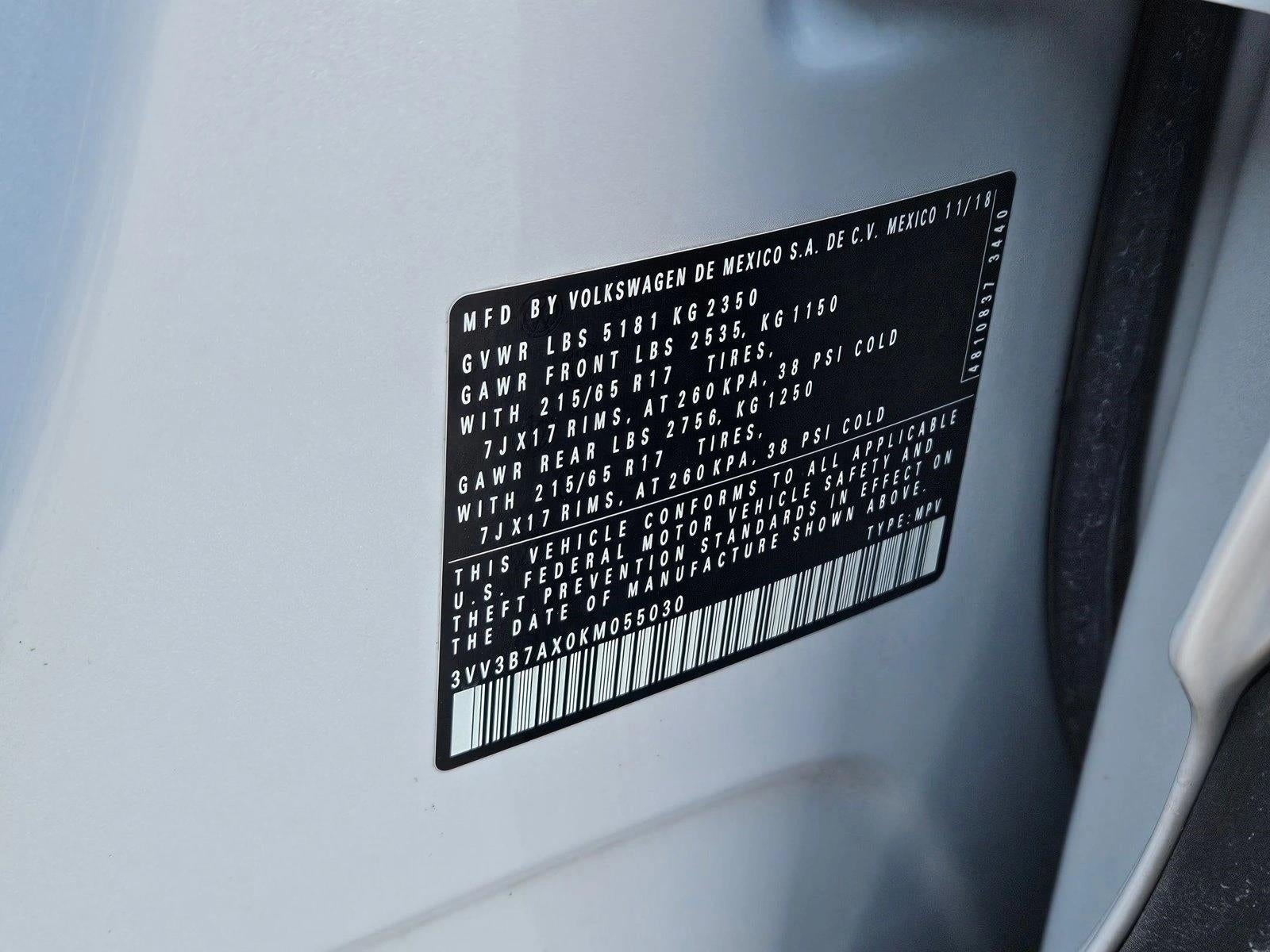 2019 Volkswagen Tiguan SE