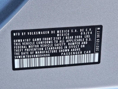 2024 Volkswagen Jetta SE