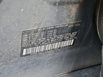 2023 Subaru Legacy Touring XT