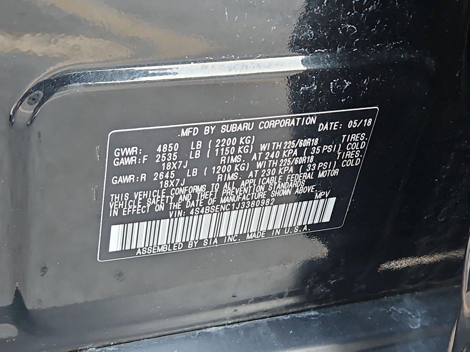 2018 Subaru Outback 3.6R Limited