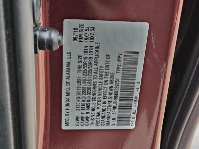 2019 Honda Odyssey Elite