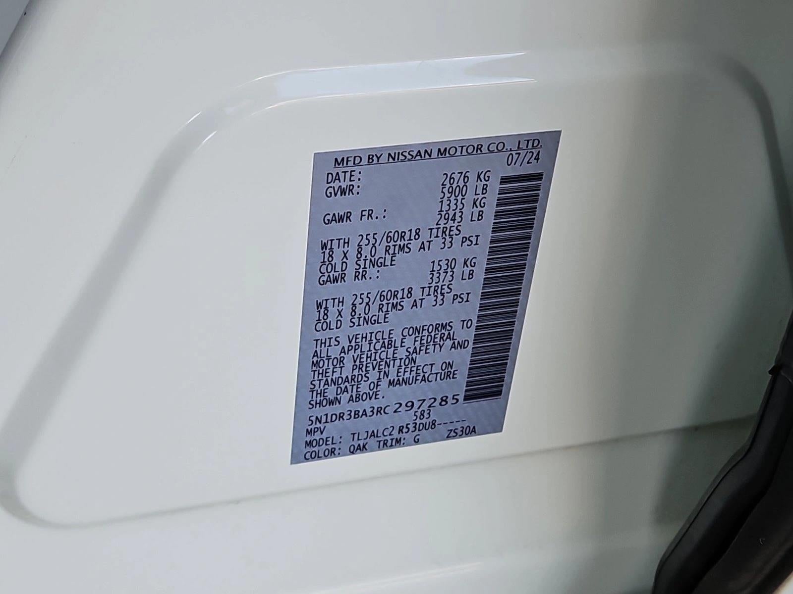 2024 Nissan Pathfinder SV