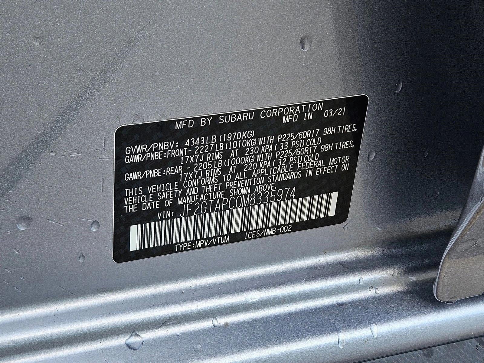 2021 Subaru Crosstrek Premium