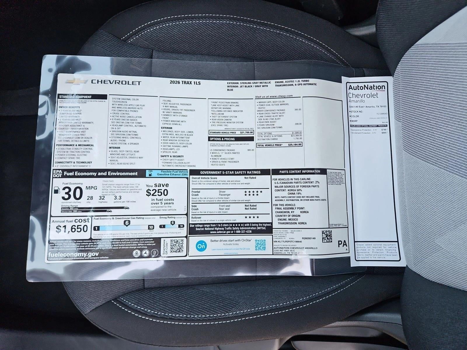 2026 Chevrolet Trax LS