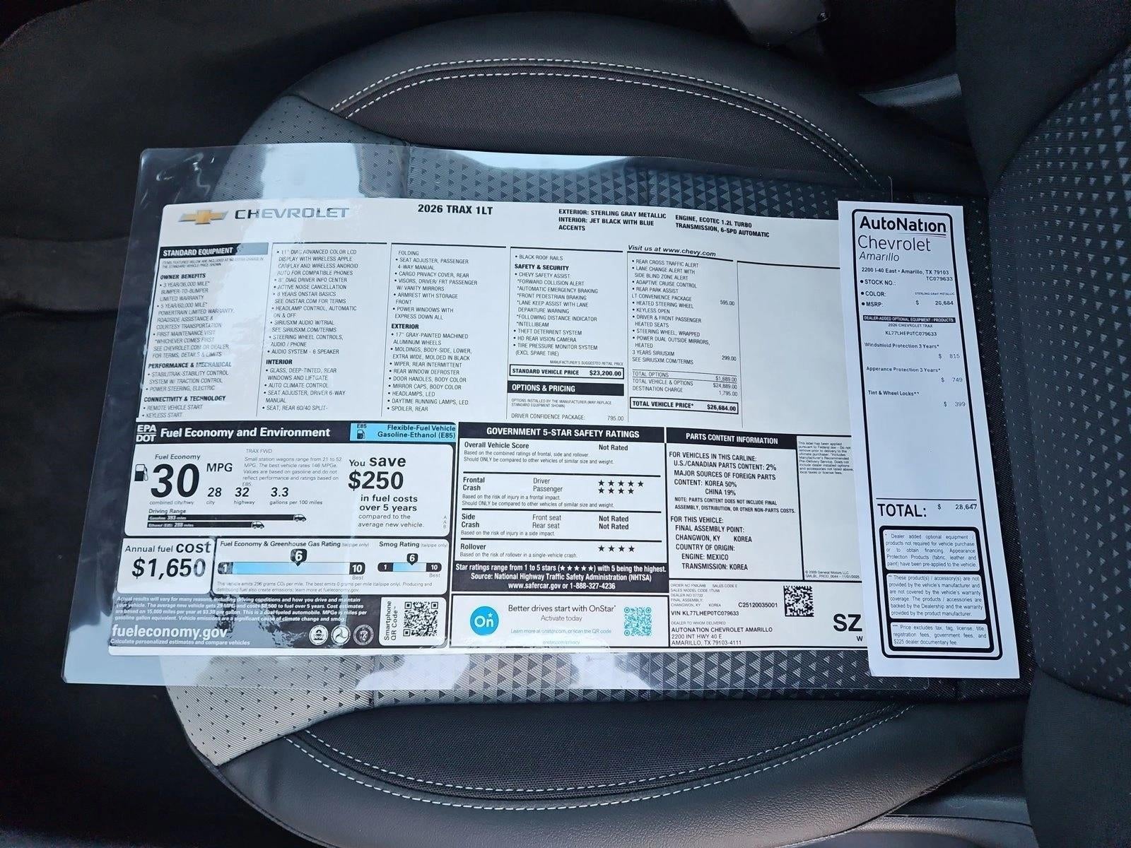 2026 Chevrolet Trax LT