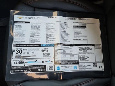 2026 Chevrolet Trax 2RS