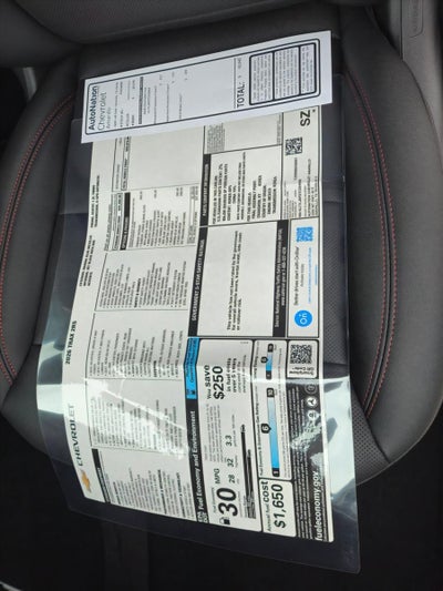 2026 Chevrolet Trax 2RS