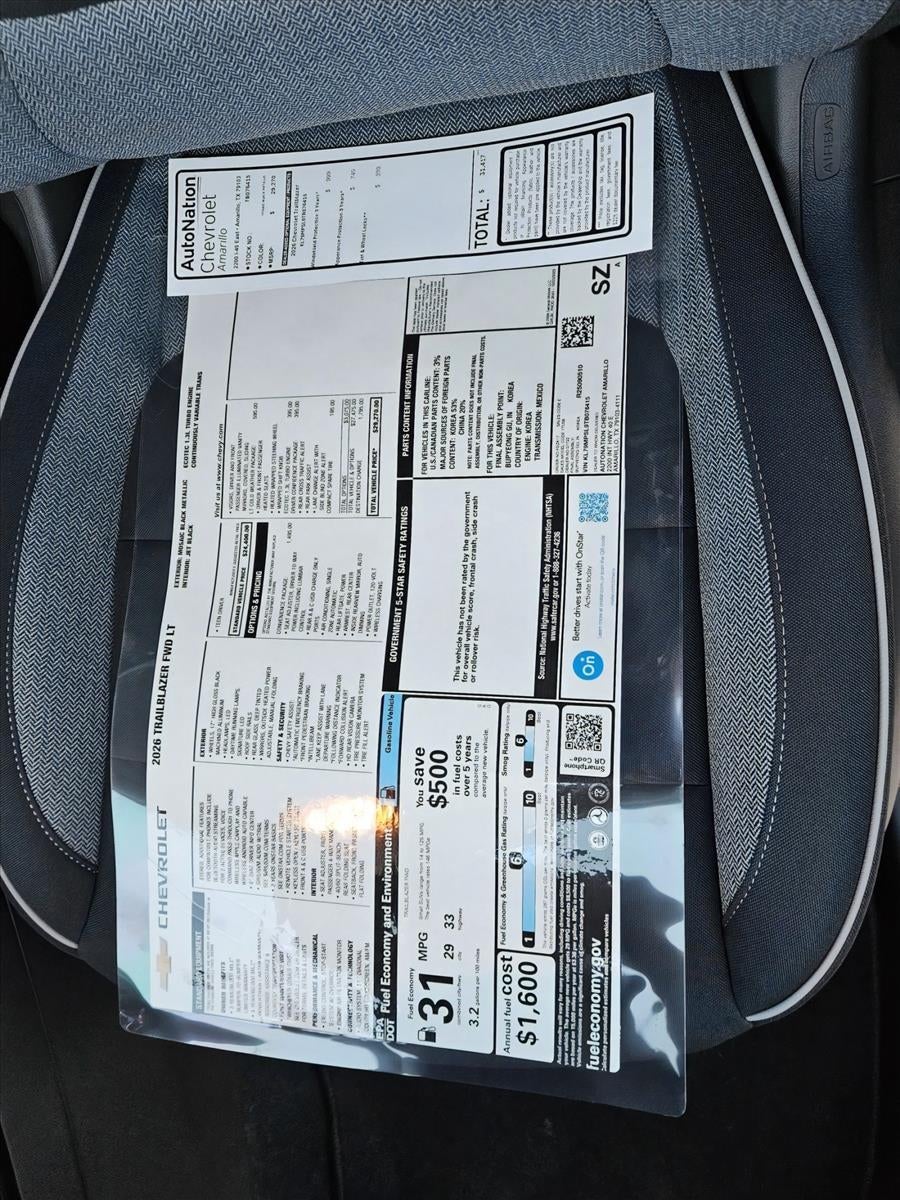 2026 Chevrolet Trailblazer LT