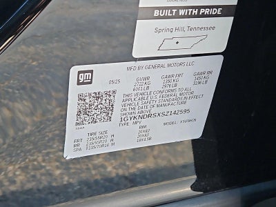 2025 Cadillac XT5 Premium Luxury