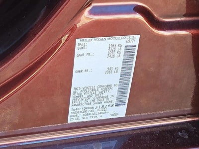 2024 Nissan Altima 2.5 SV