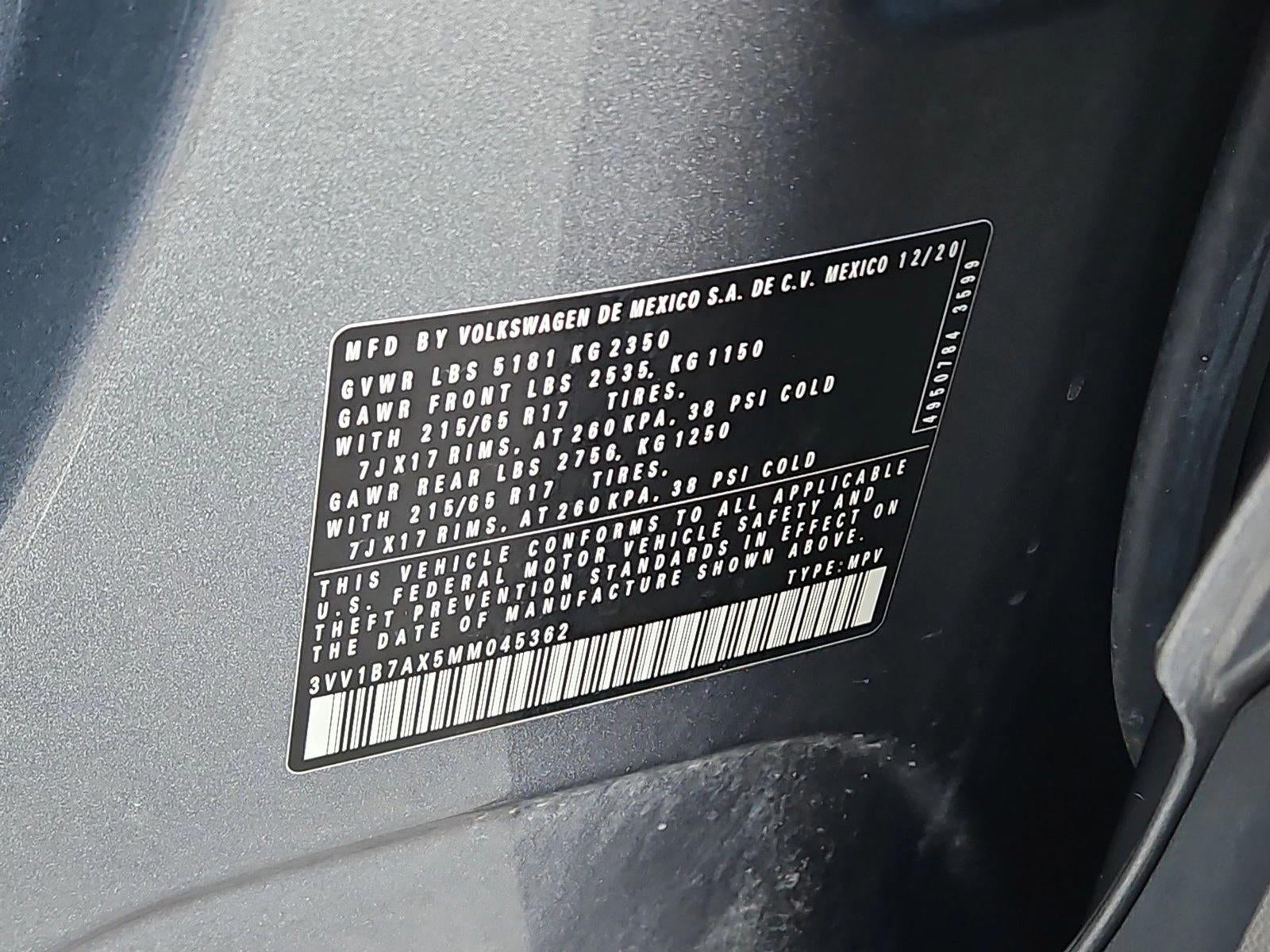 2021 Volkswagen Tiguan S